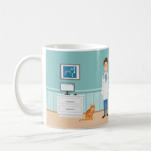 Mug Salle de Vétérinaire Médecin Vétérinaire Animal de