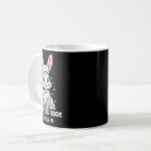 Mug Salle d'opération Bunny infirmière avec Stethoscop (Devant gauche)