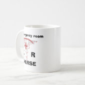 Mug Salle d'urgence, infirmière de l'urgence, infirmiè (Devant gauche)