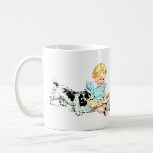 Mug Sally et Spot Illustration des années 1950 (Gauche)