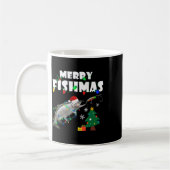 Mug Salmon Steelhead Merry Fishmas Christmas King Trou (Gauche)