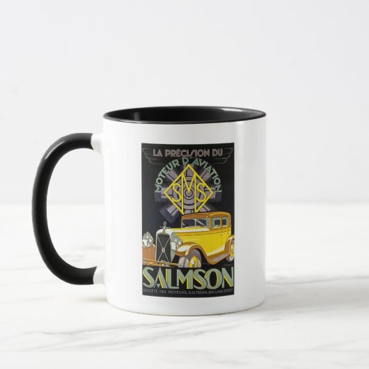 Mug Salmson Autombiles - aviation de Moteur D (Gauche)