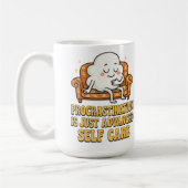 Mug Salon Cloud Cozy Humour Graphique (Gauche)