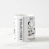 Mug Salon de beauté et combats acharnés (Centre)
