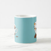Mug Salon de chat au café (Centre)