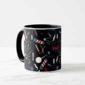 Mug Salon de Coiffure Personnalisé (Devant gauche)