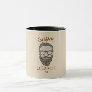 Mug Salon de coiffure Rétro Barbier Graphique