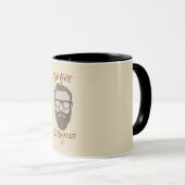 Mug Salon de coiffure rétro graphique de barbier de ty (Devant droit)