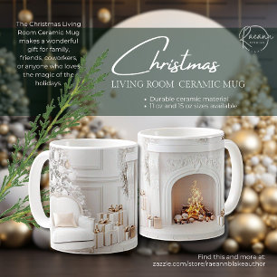 Mug Salon de Noël Musique en céramique
