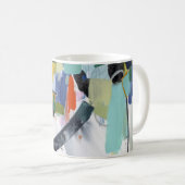 Mug Salon de Scarborough - Abstrait (Devant droit)