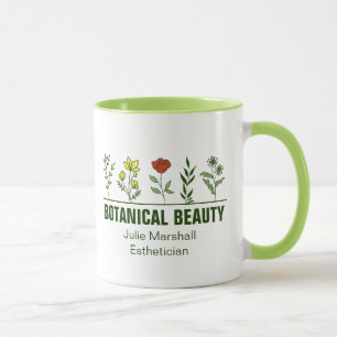 Mug Salon de Spa Botanique Beau et Floral pour Entrepr