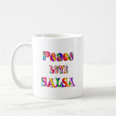 Mug Salsa d'amour de paix (Gauche)