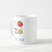 Mug salsa squad Cute nourriture humour citation Drôle (Devant gauche)