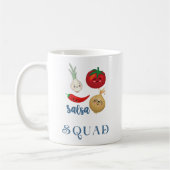 Mug salsa squad Cute nourriture humour citation Drôle (Gauche)