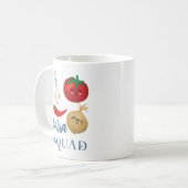Mug salsa squad Cute nourriture humour citation Drôle (Devant gauche)