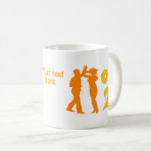 Mug Salsa sur deux silhouettes de danse (Devant droit)