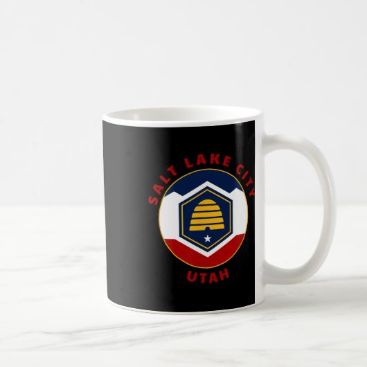Mug Salt Lake City Utah New Ut Flag Beehive Vacation S (Droite)