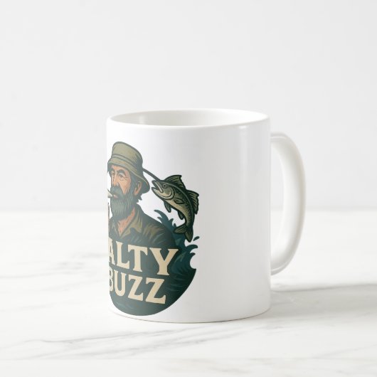 Mug Salty Buzz original design Classic Mug, 11 oz (Devant droit)