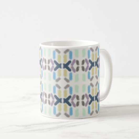 Mug Salty Watercolor Pastel Colors On Cloud White (Devant droit)