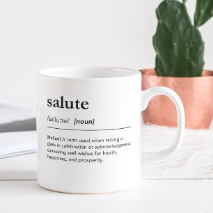 Mug Saluer Définition Italien Mot Carpe Diem