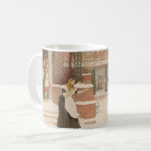 Mug Saluer le facteur par Robert Walker Macbeth (Devant gauche)