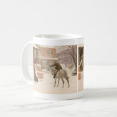 Mug Saluer le facteur par Robert Walker Macbeth (Devant gauche)