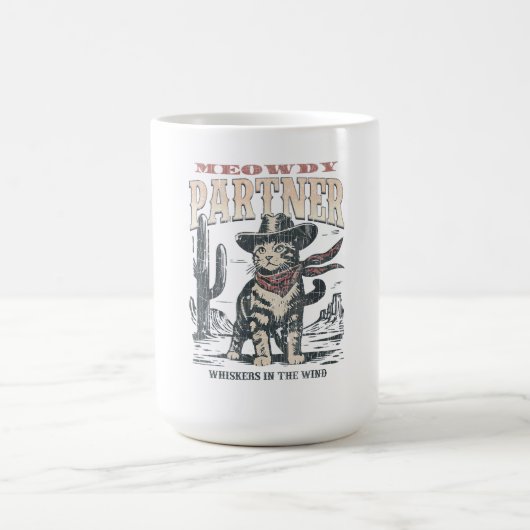Mug Salut associé Cowboy Chat (Centre)