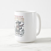 Mug Salut associé Cowboy Chat (Devant droit)