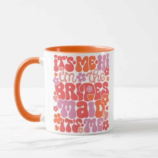 Mug Salut C'Est Moi La Serveuse De Bridesmaid Drinkwar (Gauche)