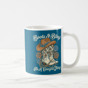 Mug Salut Country Rodeo Boots & Bling C'est une cowgir