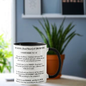 Mug Salut Evangile Bible Verse Foi chrétienne