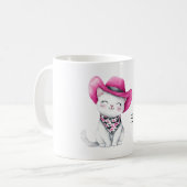 Mug Salut Vachette Rose au Chapeau (Devant gauche)