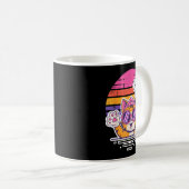 Mug Salut Zev Drôle Chat Princesse Coucher de soleil L (Devant droit)