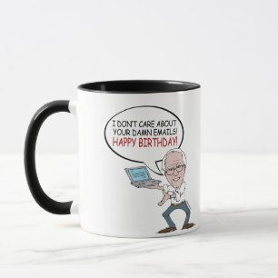 Mug Salutation Bernie Sanders - Je me fiche de vos
