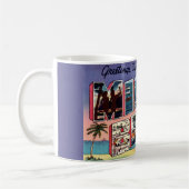 Mug Salutation colorée de Miami Beach (Gauche)