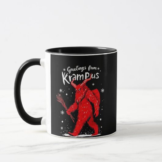 Mug Salutation de Krampus Noël Christmas (Gauche)