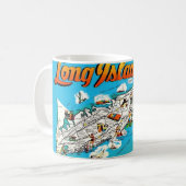 Mug Salutation de Long Island, NY (Devant gauche)