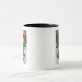 Mug Salutation de NoëlPère Noël en bleu (Centre)