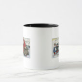 Mug Salutation de NoëlPère Noël et enfants (Centre)