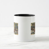 Mug Salutation de NoëlPère Noël et rennes (Centre)