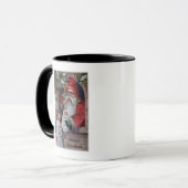 Mug Salutation de NoëlPoupée de don de Noël (Devant gauche)