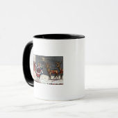 Mug Salutation de NoëlSanta et Chimney (Devant gauche)