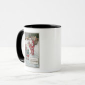 Mug Salutation de NoëlSanta Parler aux enfants (Devant gauche)