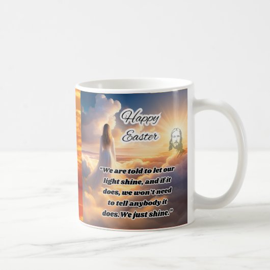 Mug Salutation de Pâques du ciel (Droite)