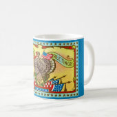 Mug Salutation de Thanksgiving patriotique (Devant droit)