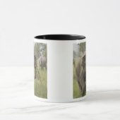 Mug Salutation des éléphants d'Asie indienne (Centre)