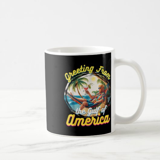 Mug Salutation Du Golfe Des États-Unis Trump (Droite)