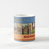 Mug Salutation Rétro Pontiac Michigan (Centre)