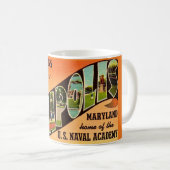 Mug Salutation Vintage Annapolis MD (Devant droit)