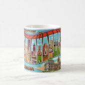 Mug Salutation vintage d'Indianapolis (Centre)